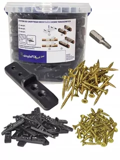 Tech-Plast 801-prvkový skrytý inštalačný systém pre terasové dosky